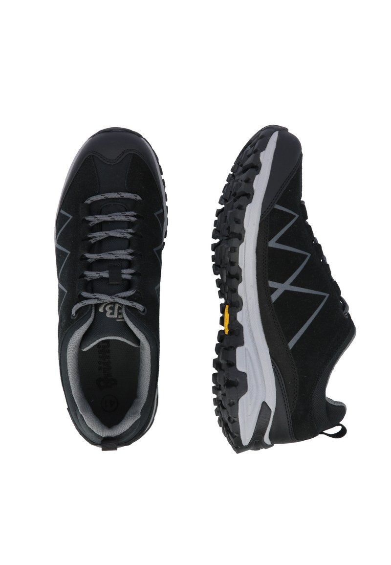 Herren Sportschuhe | Brütting Hikingschuh black/schwarz - FN77793 Herren Sportschuhe | Brütting Hikingschuh black/schwarz - FN77793