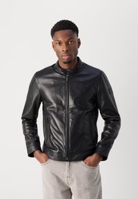 Strellson JACE - Lederjacke - black