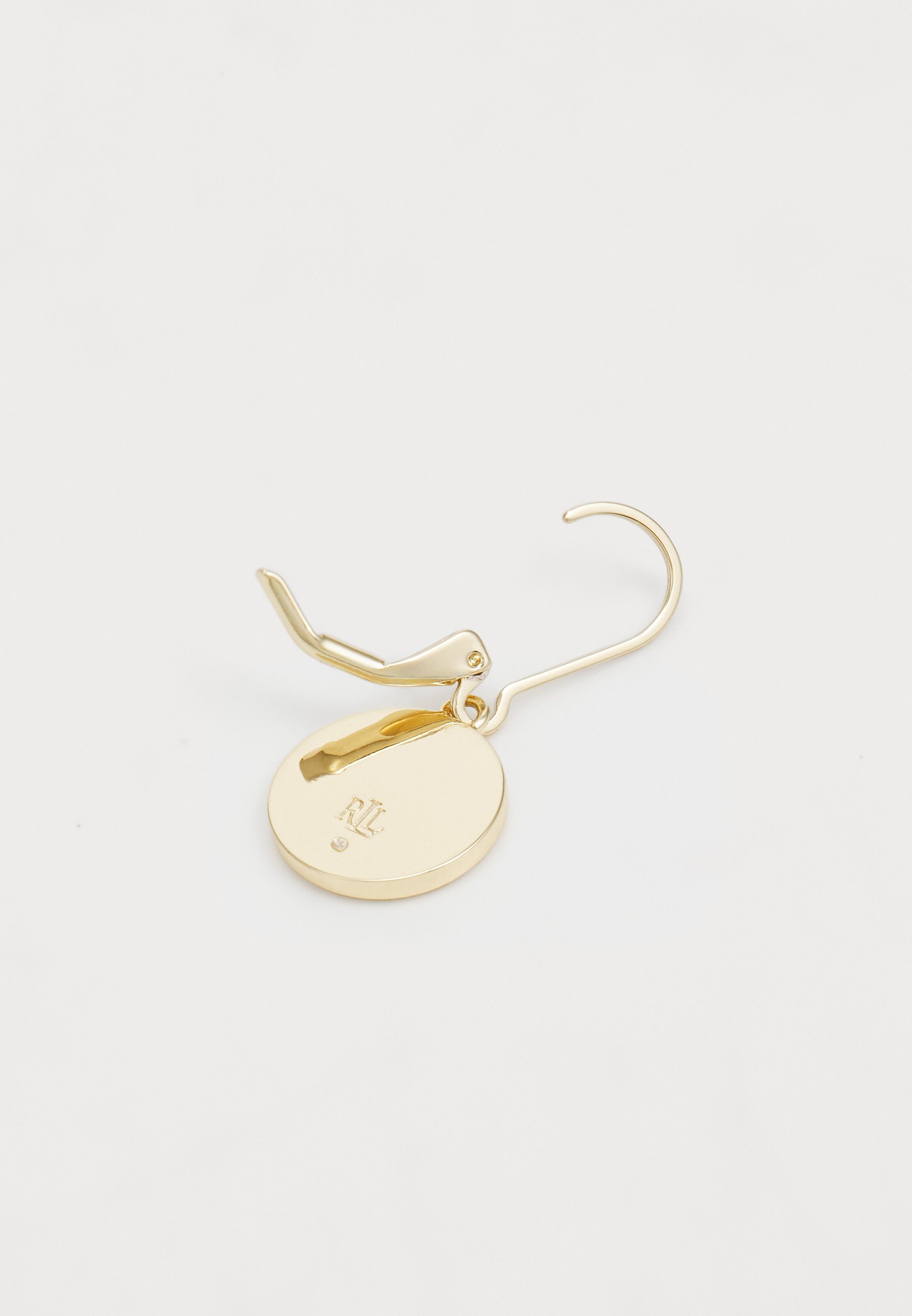 Lauren Ralph Lauren COIN LOGO DROP - Earrings - gold