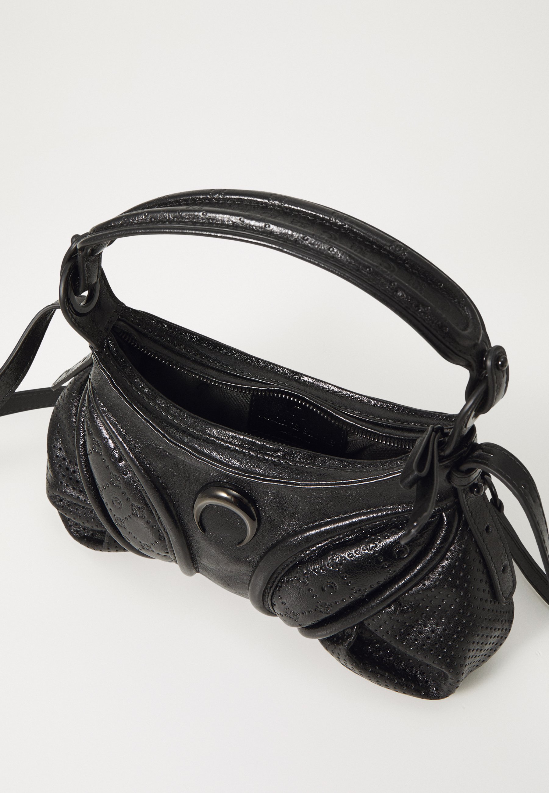 MARINE SERRE MOON LASER FUTURA MINI - Cross body bag - black