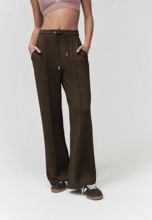 OSIA, REGULAR FIT - WIDE LEG MODAL JOGGERS . - Dresside alumine osa - brown
