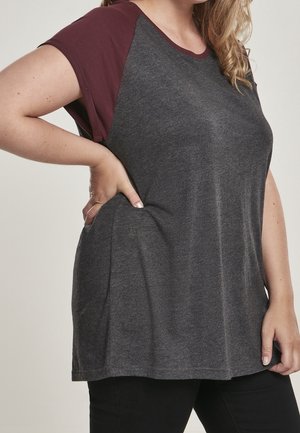 Triko s potiskem - dark grey