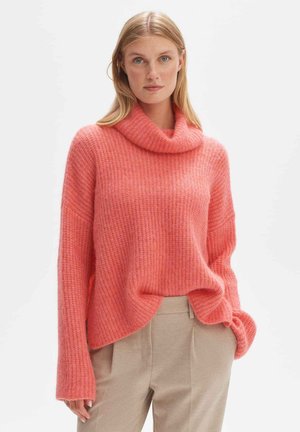 Opus PARJA SLIT - Strickpullover - watermelon