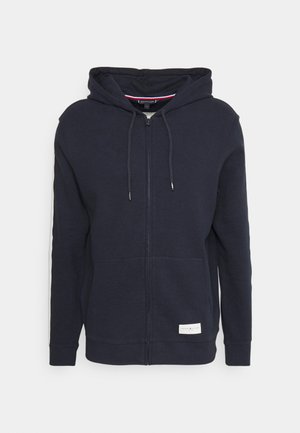 Tommy Hilfiger HOODIE ESTABLISHED - Maglia del pigiama - desert sky