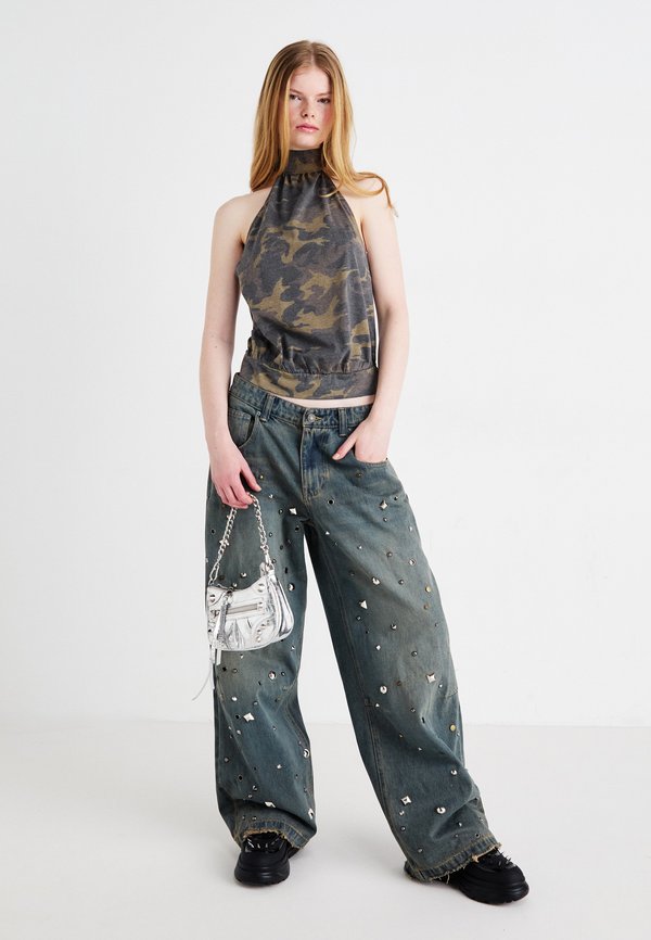 DRAPED WITH SCARF DETAIL - Top4