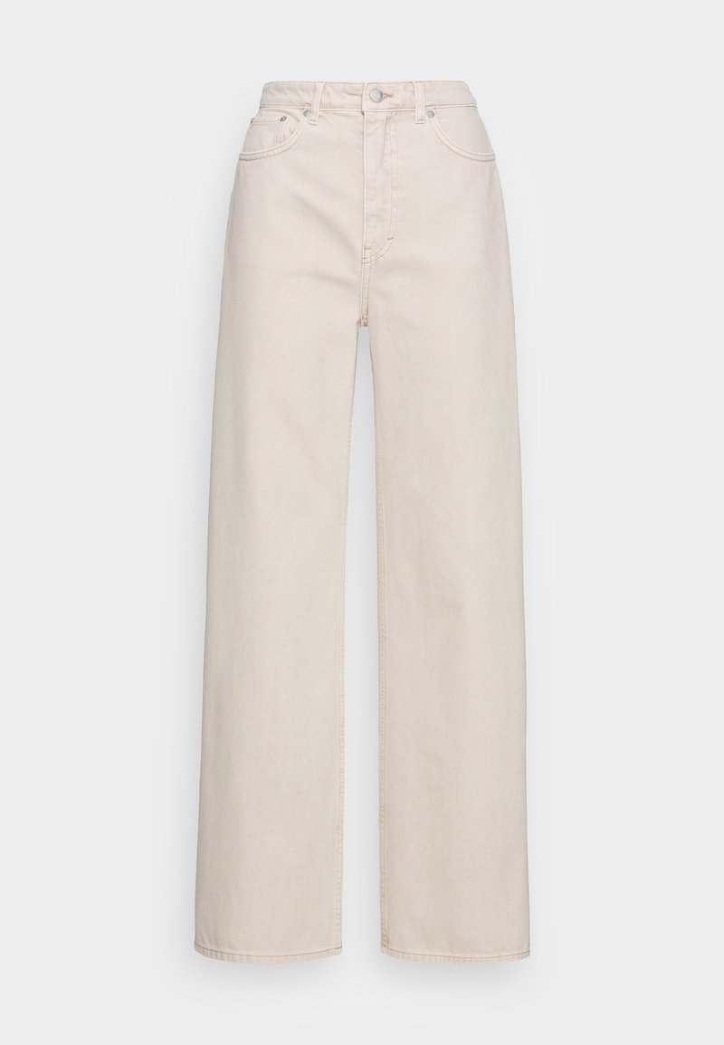 Weekday Flared Jeans lichtbruin