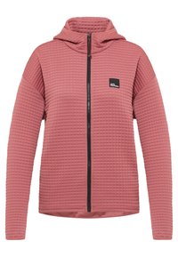 MOGARI HOODED - Fleecejacka - mineral red