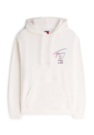 Tommy Jeans, SIGNATURE - Hættetrøje - ancient white