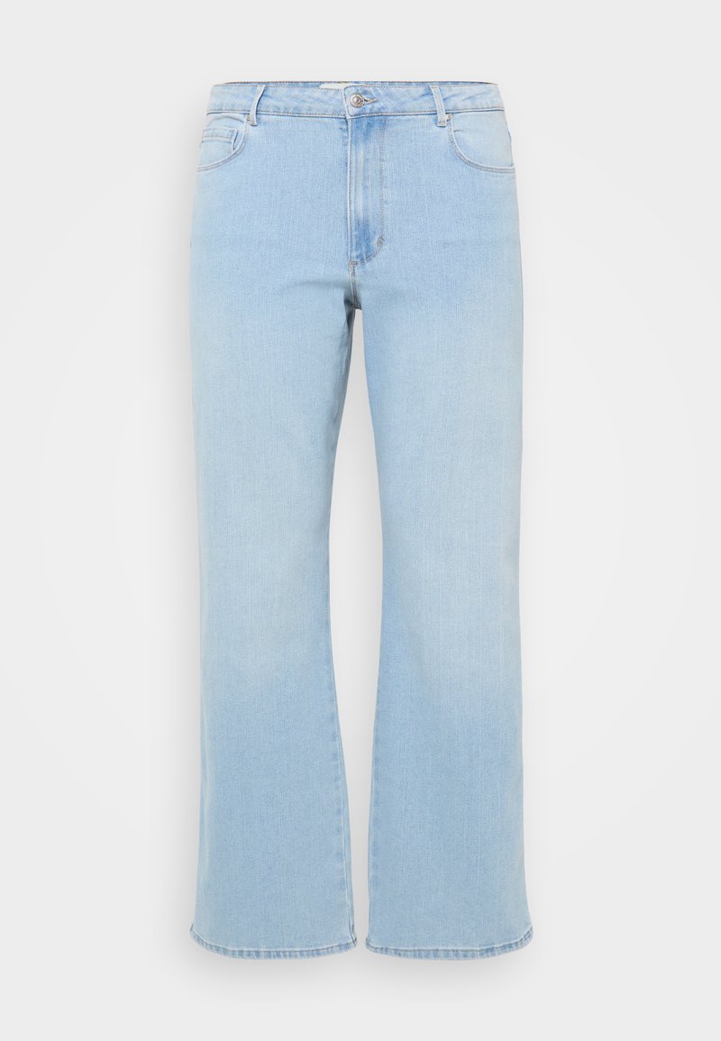 ONLY Carmakoma Relaxed fit jeans lichtblauw denim