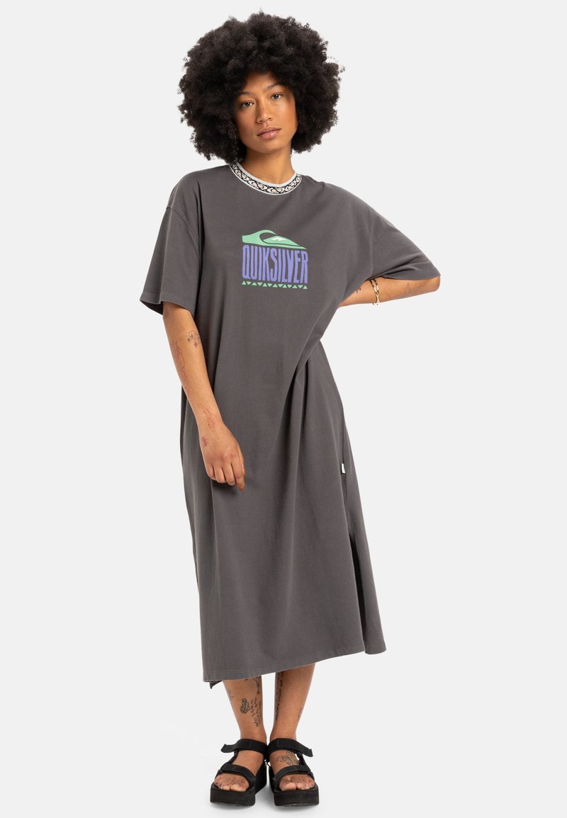 Quiksilver - INDIE - Džersio suknelė - grey, Padidinti