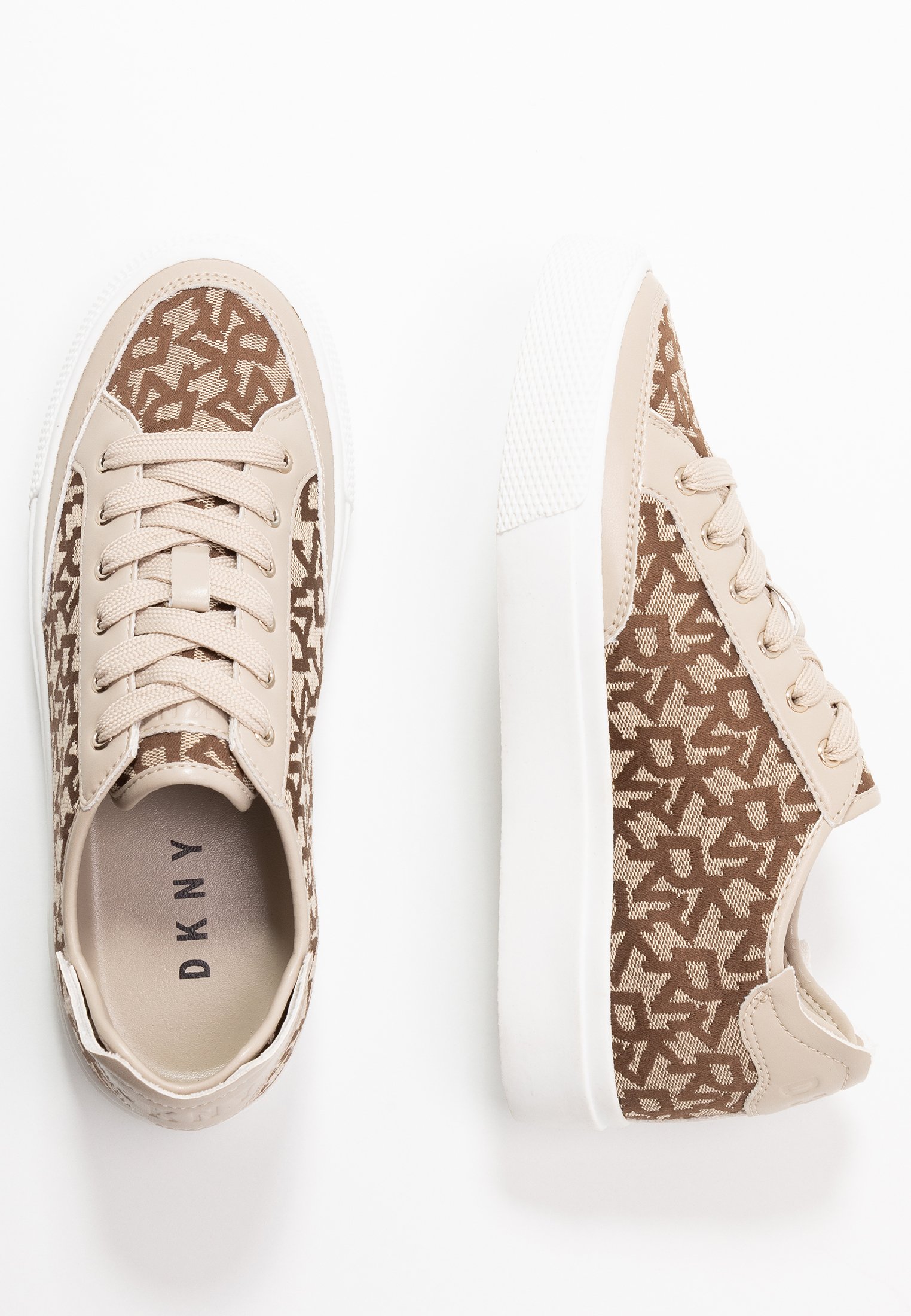 dkny reesa logo trainers