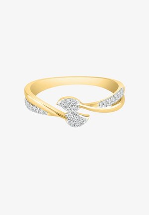 Diamant Exquis, 9CT YELLOW GOLD DIAMOND RING 0.16 CT - 375 - Anillo - gold-coloured