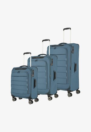Travelite SKAII SET - Trolley - panorama blue
