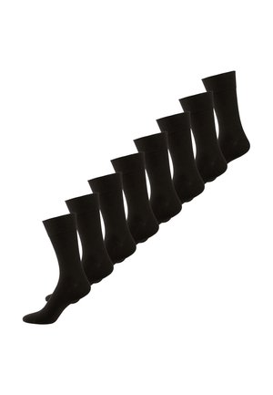 8-PACK WEICH ATMUNGSAKTIV - Socken - schwarz