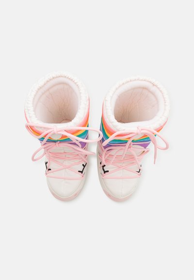 Moon Boot ICON UNICORN - Snörstövlar - white/multi-coloured