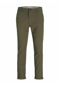 Džínsy s rovným strihom - olive night
