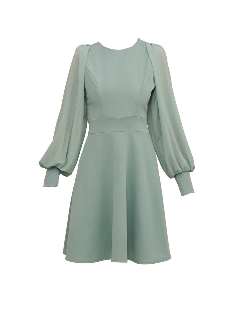 wal g green dress WAL G. ABIGAIL HALTERNECK MAXI - Occasion wear - sage green/light green