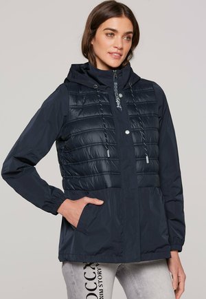 Soccx MIT KAPUZE - Light jacket - blue navy