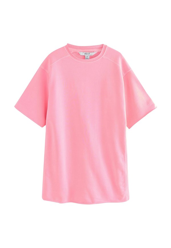 RAW HEM DETAIL WASHED CREW NECK - Freizeitkleid