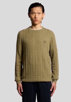 MID LONG SLEEVE - Striktrøje - herb green marl