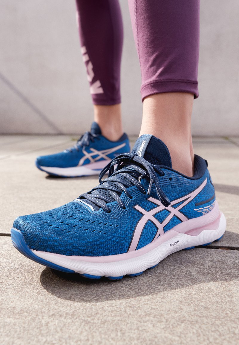 GEL 24 - Zapatillas running estables french blue/barely rose/azul - Zalando.es