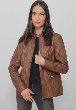 JCC Leren jas - cognac