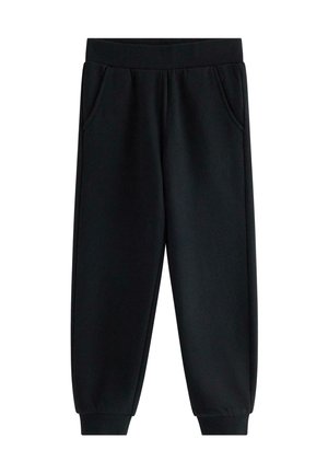 Lindex, LINDEX JOGGERS WITH BRUSHED INSIDE LINDEX UNISEX - Træningsbukser - black