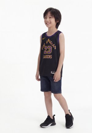 Nike Performance NBA LOS ANGELES LAKERS LEBRON JAMES BOYS CITY EDITION SWINGMAN UNISEX - Top - black
