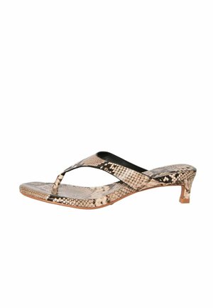Friends Like These Sandale s remenom u obliku slova T - snake print