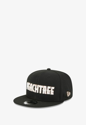 Black snapback cap with white "Peachtree" embroidered on front and a small logo on the side, displayed on a white background.