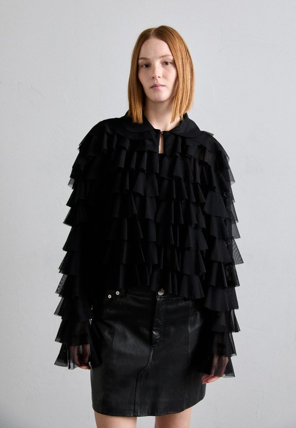 OVERSIZED ALL OVER RUFFLE JACKET - Leichte Jacke
