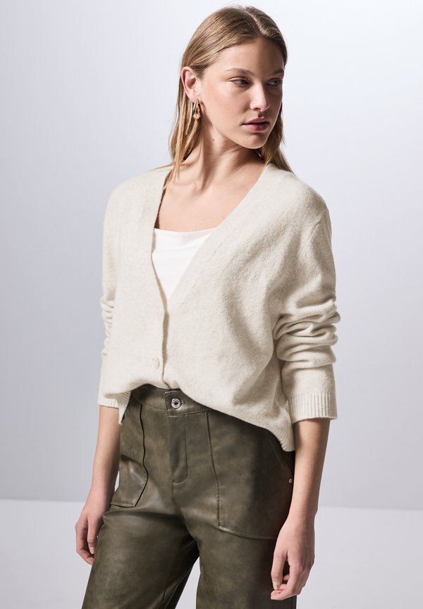 Strickjacke - beige