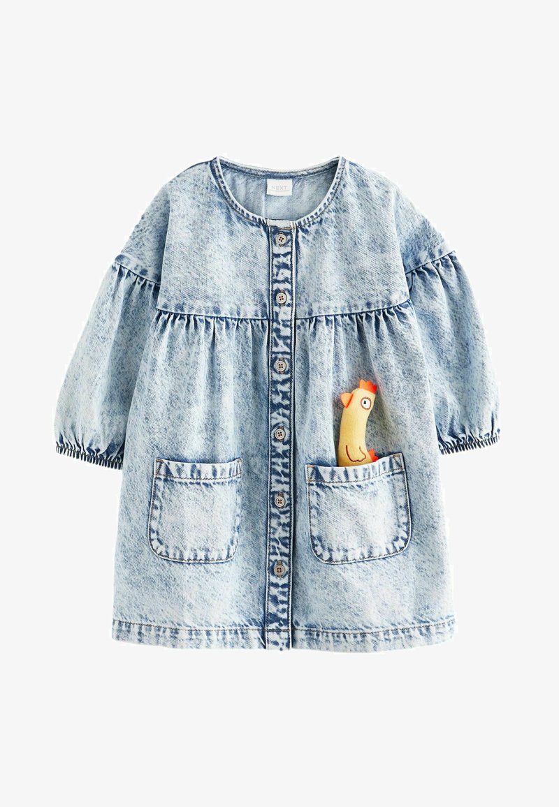 Next BUTTON THROUGH - Tričkové šaty - blue denim character