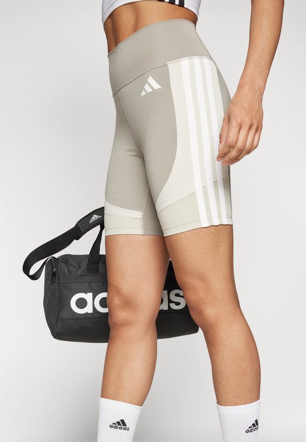 OPTIME ESSENTIALS STASH POCKET SHORT LEGGINGS - Leggings - putty beige3