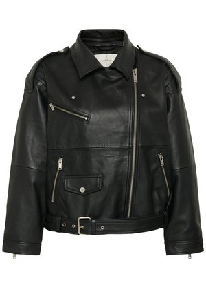 Gestuz, NOVIDA OZ JACKET NOOS - Δερμάτινο μπουφάν - black