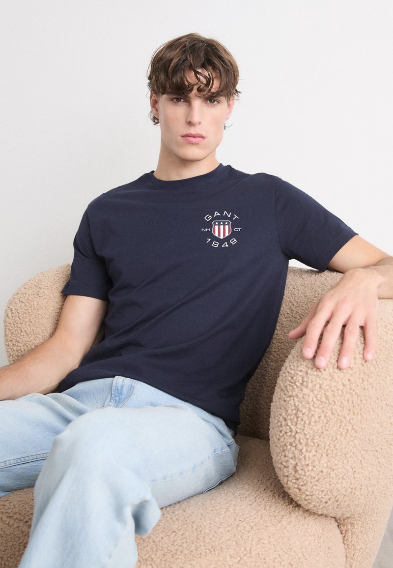 Gant Evening Blue Regular Fit Polo Tshirt
