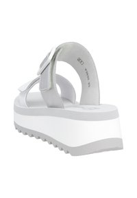 Rieker Sport Mules - silber platin