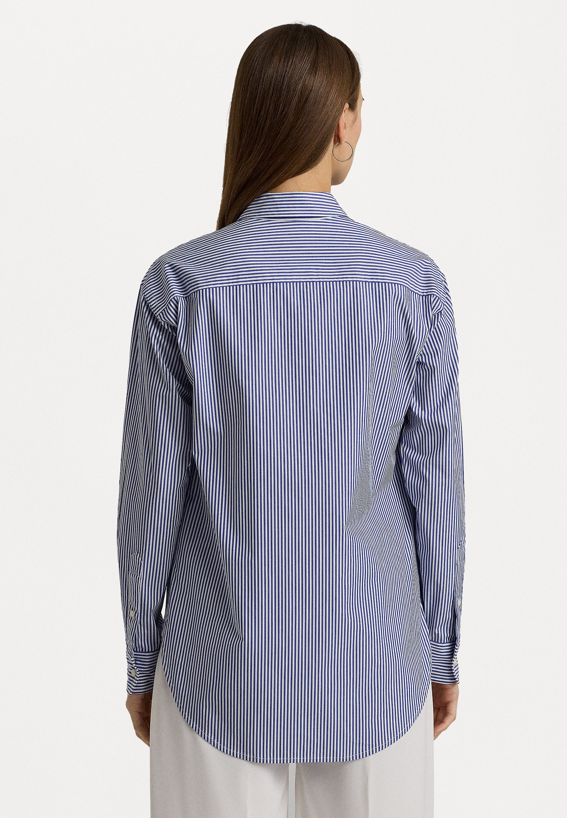 売れ筋商品|||ラルフローレン シャツ レディース トップス RELAXED FIT COTTON SHIRT - Button-down blouse - blue Women's Blue Shirts & Blouses | Ralph Lauren