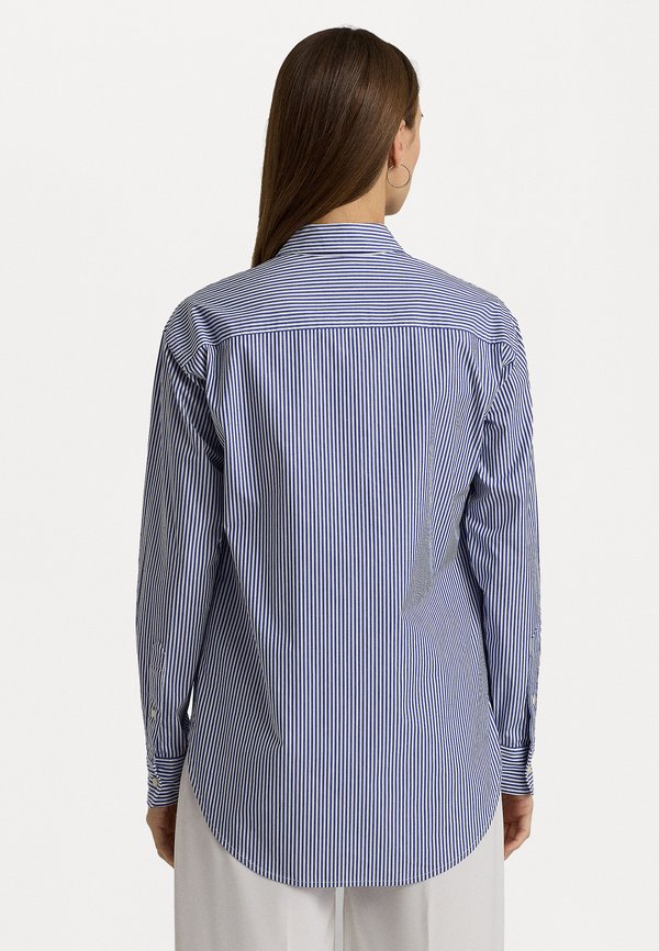 RELAXED FIT STRIPED STRETCH COTTON SHIRT - Button-down blouse3