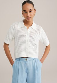 WE Fashion - Cardigan - white Thumbnail Image 1