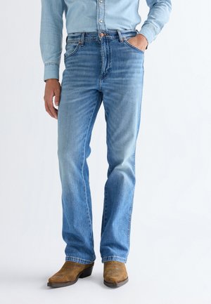 WRANCHER - Straight leg jeans - harbor blue