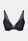 BODY MAKE-UP ILLUSION - Merevítős melltartó - black
