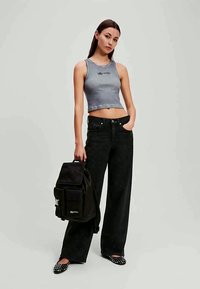 Karl Lagerfeld Jeans WASHED TANK - Μπλούζα - monument