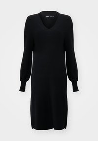 ONLKATIA VNECK DRESS - Neulemekko - black