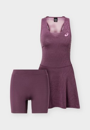 ASICS, MATCH DRESS SET - Sportskjole - dark aubergine