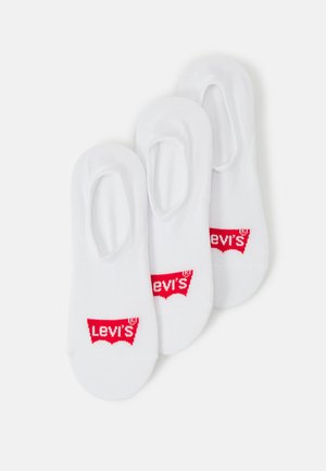 Levi's® HIGH CUT BATWING LOGO RECYCLED COTTON 3P PACK - Calcetines tobilleros - white