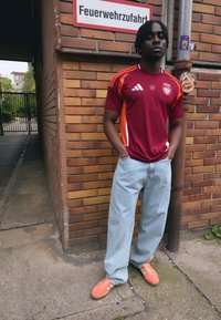 adidas Performance LATVIAN LFF HOME - Fodboldtrøjer - team burgundy