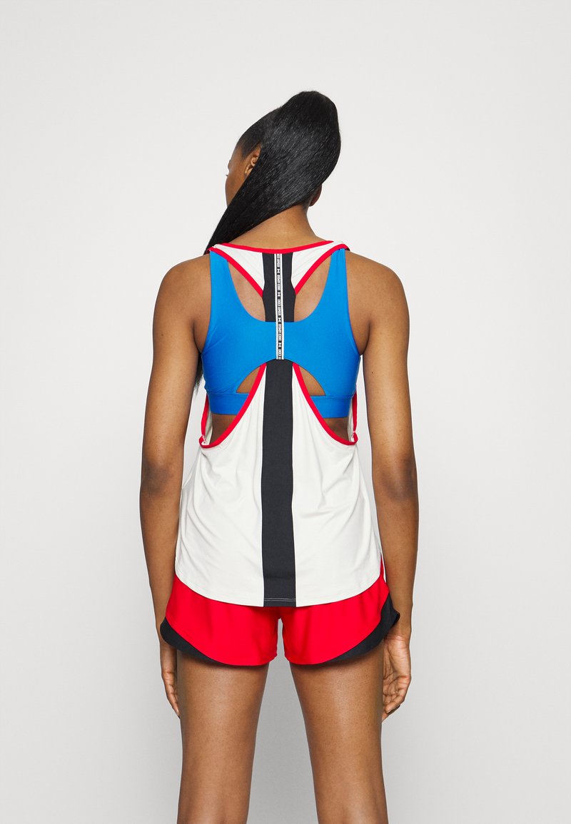 Damen Sportbekleidung | Under Armour KNOCKOUT TANK Top white/victory blue/stone/weiß - BV18632 Damen Sportbekleidung | Under Armour KNOCKOUT TANK Top white/victory blue/stone/weiß - BV18632