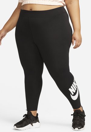 Leggings - Trousers - black white