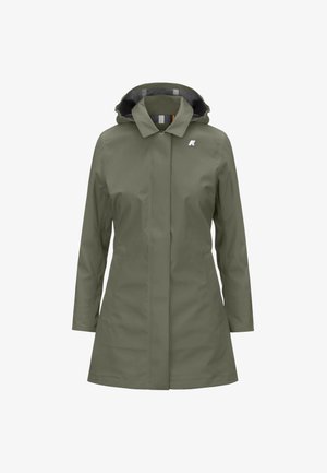 K-Way, MATHY BONDED JERSEY - Cappotto corto - green lichen-v